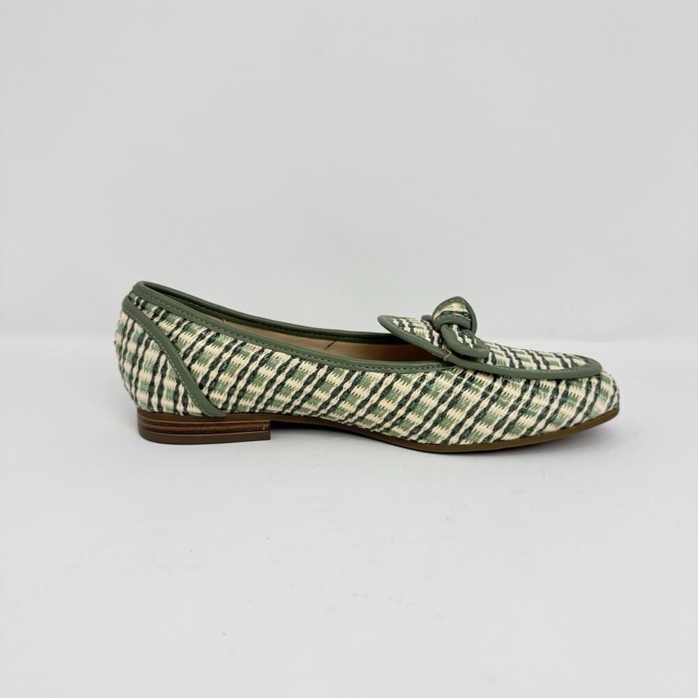 Liz Claiborne LC Granby Women’s 7 Green Multi Woven Loafers Memory Foam New - Picture 5 of 8
